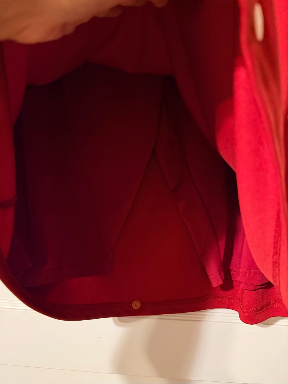 Mod sportswear Dark Red athletic Skirt - Picture 2 of 3